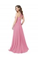 Cheap Chiffon Prom Dress with Keyhole Front