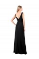 Cheap V-Neckline Chiffon Prom Dress with Draped Bodice