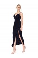 Cheap Chiffon High Neck Spaghetti Straps Short Cocktail Dress / Prom Dress