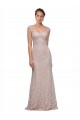 Cheap Sweetheart Neckline Cap Sleeves Lace Prom Dress with Twist