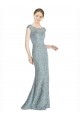 Cheap Off the Shoulder Mermaid Lace Prom Dress with Cap Sleeves