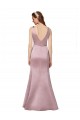 Cheap Sexy Satin Prom Dress with Side Cutouts