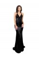 Cheap Sleek Fishtail Shaped Open Back Sequin Prom Dress