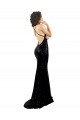 Cheap Sleek Fishtail Shaped Open Back Sequin Prom Dress
