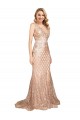 Cheap Sleek Long Mermaid Sparkling Sequin Prom Dress