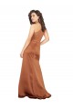 Cheap One Shoulder Silky Satin Prom Dress
