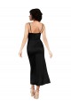 Cheap Cowl Neck Tea-Length Short Silky Satin Cocktail Prom Dress / Homecoming Dress with Skirt Slit