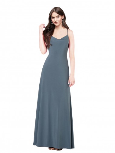 Cheap Classic Spandex Prom Dress with Scoop Neckline
