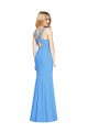 Cheap Flattering Trumpet Long Sleeveless Prom Dress with Open Back