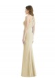 Cheap Criss Cross Twist Cutout Back Trumpet Prom Dress