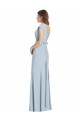 Cheap Bateau Neck Cap Sleeves Open Back Trumpet Prom Dress