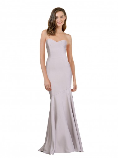 Cheap Crepe Mermaid Prom Dress with Low Back