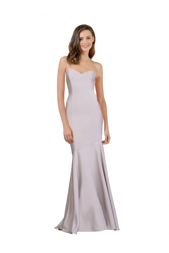 Cheap Crepe Mermaid Prom Dress with Low Back