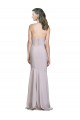 Cheap Crepe Mermaid Prom Dress with Low Back