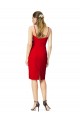 Cheap Sleeveless Cocktail Length Sweetheart Neckline Crepe Prom Dress / Homecoming Dress