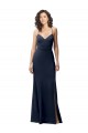 Cheap Sweetheart Fit and Flare Stretch Crepe Prom Dress with Side Slit and Strappy Back