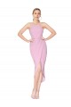 Cheap Halter Neck Short Knee Length Crepe Mermaid Cocktail Prom Dress / Homecoming Dress
