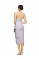 Cheap Short Strapless Crepe Cocktail Prom Dress / Homecoming Dress with Ruffles