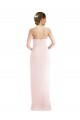 Cheap Halter Draped Tulip Skirt Maxi Prom Dress
