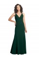 Cheap Form Fitting Stretch Crepe A-Line Prom Dress