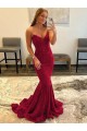 Cheap Sweetheart Sleeveless Long Sweep Train Velvet Sequin Prom Dress