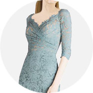 Cheap Half Sleeves Prom Dresses